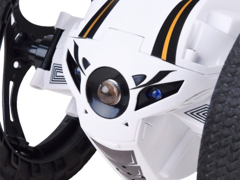 Skaczące auto kaskaderskie stunt sterowany RC0595 biały Skaczące auto kaskaderskie stunt sterowany RC0595 biały