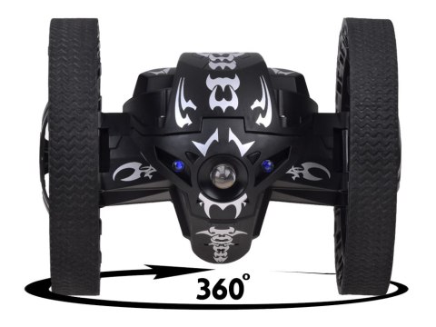 Skaczące auto kaskaderskie stunt sterowany RC0595 czarny Skaczące auto kaskaderskie stunt sterowany RC0595 czarny