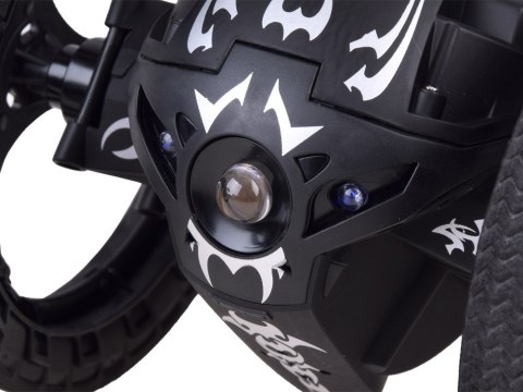 Skaczące auto kaskaderskie stunt sterowany RC0595 czarny Skaczące auto kaskaderskie stunt sterowany RC0595 czarny