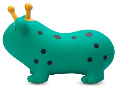 Skoczek gumowy dla dzieci ŻABA 55 cm zielony do skakania z pompką Skoczek gumowy dla dzieci ŻABA 55 cm zielony do skakania z pompką