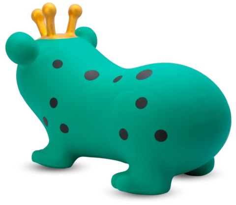 Skoczek gumowy dla dzieci ŻABA 55 cm zielony do skakania z pompką Skoczek gumowy dla dzieci ŻABA 55 cm zielony do skakania z pompką