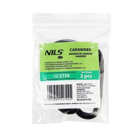 NILS CAMP NC1710 KARABIŃCZYK ZESTAW 2 SZT. NILS CAMP NILS CAMP NC1710 KARABIŃCZYK ZESTAW 2 SZT. NILS CAMP