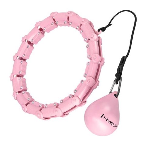 HMS HHW02 HULA HOP LIGHT PINK Z WYPUSTKAMI I OBCIĄŻNIKIEM HMS