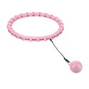 HMS HHW02 HULA HOP LIGHT PINK Z WYPUSTKAMI I OBCIĄŻNIKIEM HMS