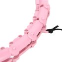 HMS HHW02 HULA HOP LIGHT PINK Z WYPUSTKAMI I OBCIĄŻNIKIEM HMS