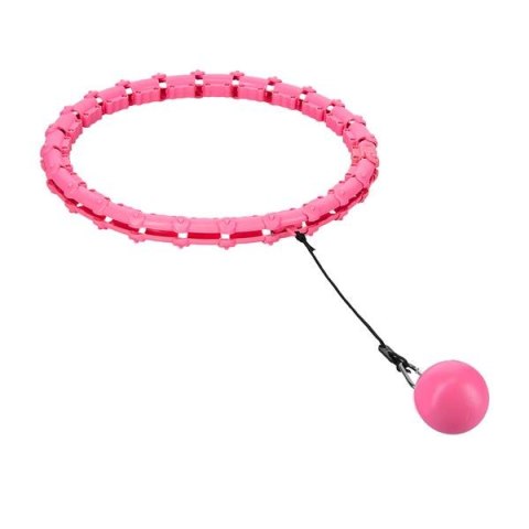 ONE FITNESS OHA02 HULA HOP PINK Z WYPUSTKAMI I OBCIĄŻNIKIEM ONE FITNESS ONE FITNESS OHA02 HULA HOP PINK Z WYPUSTKAMI I OBCIĄŻNIKIEM ONE FITNESS