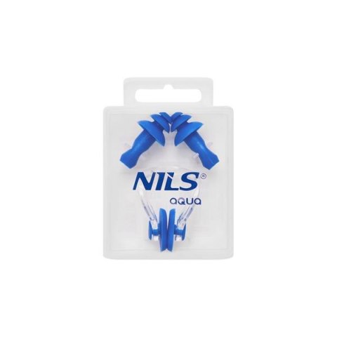 NILS AQUA NQAW30 NIEBIESKI ZESTAW PŁYWACKI SILIKONOWE ZATYCZKI DO USZU I NA NOS NILS AQUA NILS AQUA NQAW30 NIEBIESKI ZESTAW PŁYWACKI SILIKONOWE ZATYCZKI DO USZU I NA NOS NILS AQUA