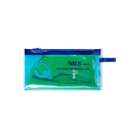 NILS AQUA NQC JEDNOKOLOROWY GR02 ZIELONY CZEPEK SILIKONOWY NILS AQUA NILS AQUA NQC JEDNOKOLOROWY GR02 ZIELONY CZEPEK SILIKONOWY NILS AQUA