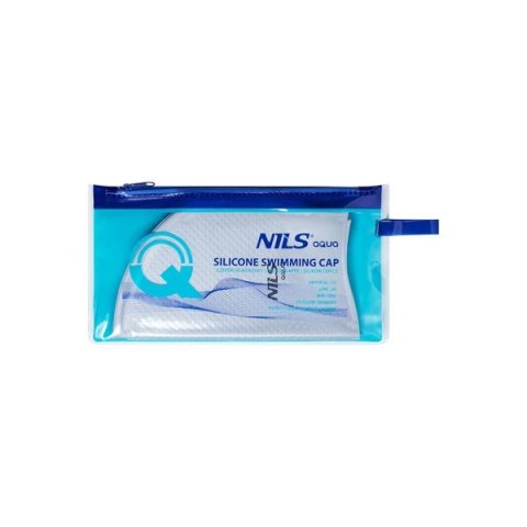 NILS AQUA NQC JEDNOKOLOROWY SZARY CZEPEK SILIKONOWY DO DŁUGICH WŁOSÓW NILS AQUA NILS AQUA NQC JEDNOKOLOROWY SZARY CZEPEK SILIKONOWY DO DŁUGICH WŁOSÓW NILS AQUA