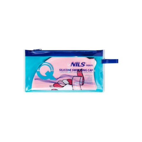 NILS AQUA NQC UNICORN RÓŻOWY DZIECIĘCY CZEPEK SILIKONOWY NILS AQUA NILS AQUA NQC UNICORN RÓŻOWY DZIECIĘCY CZEPEK SILIKONOWY NILS AQUA