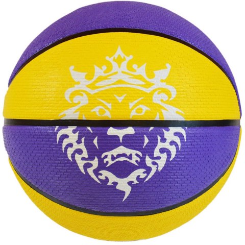 Piłka koszykowa 7 Nike L James Playground 8P żółto-fioletowa Piłka koszykowa 7 Nike L James Playground 8P żółto-fioletowa