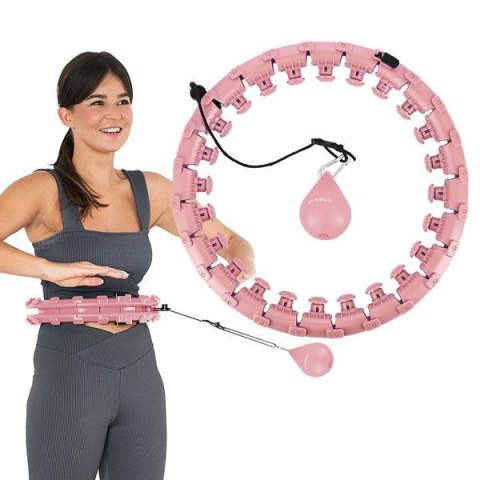 HMS ZESTAW HULA HOP HHW01 PINK Z WYPUSTKAMI I OBCIĄŻNIKIEM HMS + PAS BR163 RED HMS ZESTAW HULA HOP HHW01 PINK Z WYPUSTKAMI I OBCIĄŻNIKIEM HMS + PAS BR163 RED