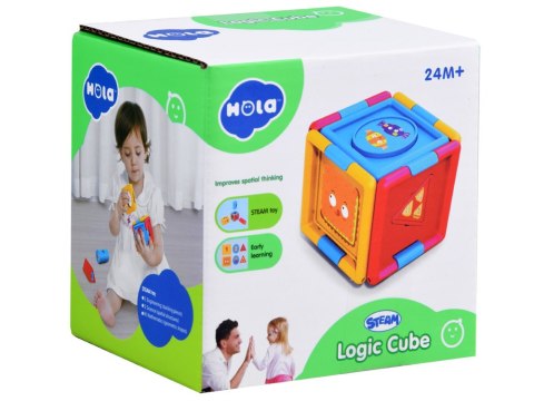 Edukacyjna rozkładana Kostka logiczna ZA4539 Edukacyjna rozkładana Kostka logiczna ZA4539