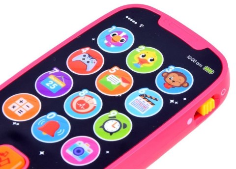 Pierwszy TELEFON dla dziecka w j. polskim ZA2831 różowy Pierwszy TELEFON dla dziecka w j. polskim ZA2831 różowy