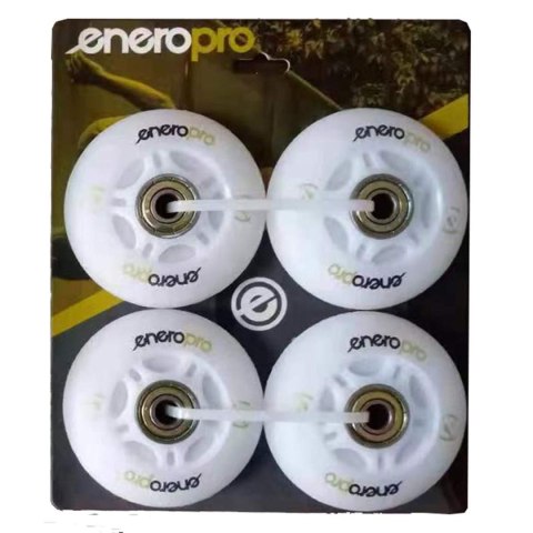 KÓŁKA DO ROLEK ENERO PRO PU 64 MM 4 SZT Z ŁOŻYSKAMI ABEC 7 LED KÓŁKA DO ROLEK ENERO PRO PU 64 MM 4 SZT Z ŁOŻYSKAMI ABEC 7 LED