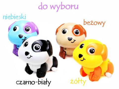 Nakręcany PIESEK pies jeździ rusza ogonkiem ZA1191 Nakręcany PIESEK pies jeździ rusza ogonkiem ZA1191