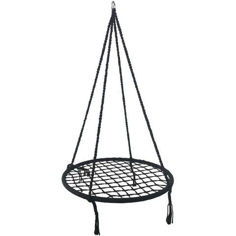 HAMAK OGRODOWY HUŚTAWKA BOCIANIE GNIAZDO 80CM CZARNA HAMAK OGRODOWY HUŚTAWKA BOCIANIE GNIAZDO 80CM CZARNA