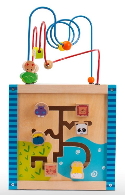Zabawka drewniana kostka edukacyjna manipulacyjna sorter XL 30 cm Zabawka drewniana kostka edukacyjna manipulacyjna sorter XL 30 cm