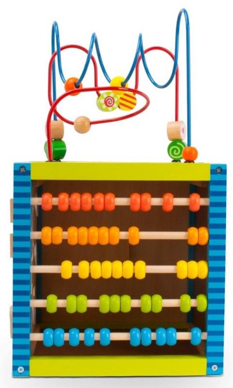 Zabawka drewniana kostka edukacyjna manipulacyjna sorter XL 30 cm Zabawka drewniana kostka edukacyjna manipulacyjna sorter XL 30 cm