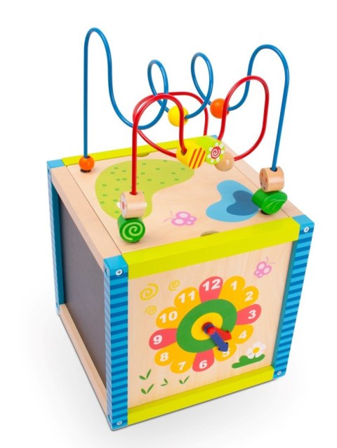 Zabawka drewniana kostka edukacyjna manipulacyjna sorter XL 30 cm Zabawka drewniana kostka edukacyjna manipulacyjna sorter XL 30 cm