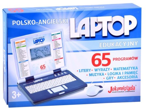 Laptop edukacyjny polsko angielski 65funkcji ZA3321 Laptop edukacyjny polsko angielski 65funkcji ZA3321