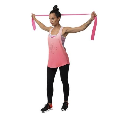 HMS TP01 PINK 0.7 x 120 x 1200 MM TAŚMA PILATES HMS HMS TP01 PINK 0.7 x 120 x 1200 MM TAŚMA PILATES HMS