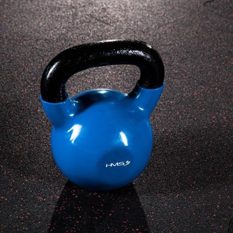 HMS KNV04 BLUE KETTLEBELL ŻELIWNY POKRYTY WINYLEM HMS HMS KNV04 BLUE KETTLEBELL ŻELIWNY POKRYTY WINYLEM HMS