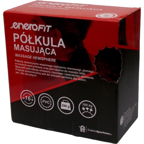 PÓŁKULA SENSORYCZNA DO MASAŻU Z KOLCAMI RÓŻOWA ENERO FIT PÓŁKULA SENSORYCZNA DO MASAŻU Z KOLCAMI RÓŻOWA ENERO FIT