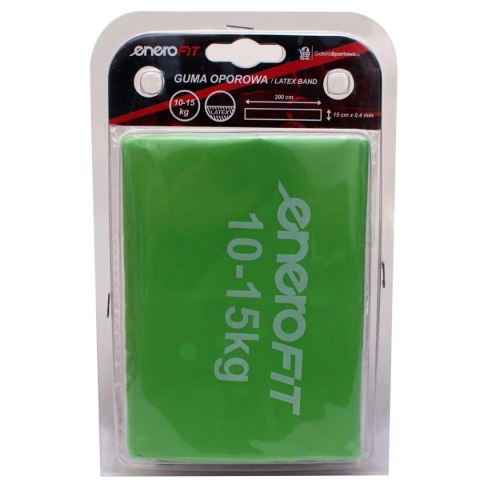 TAŚMA TRENINGOWA DO ĆWICZEŃ PILATES 2000x150x0,40MM 10-15KG ZIELONA TAŚMA TRENINGOWA DO ĆWICZEŃ PILATES 2000x150x0,40MM 10-15KG ZIELONA