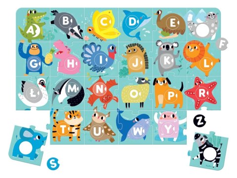 CzuCzu Duuuże puzzle z dziurką Alfabet ZA4077 CzuCzu Duuuże puzzle z dziurką Alfabet ZA4077