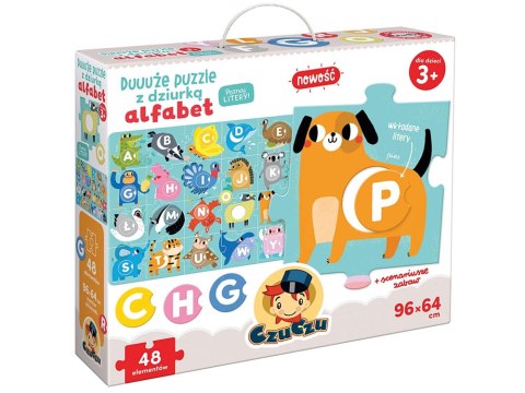 CzuCzu Duuuże puzzle z dziurką Alfabet ZA4077 CzuCzu Duuuże puzzle z dziurką Alfabet ZA4077