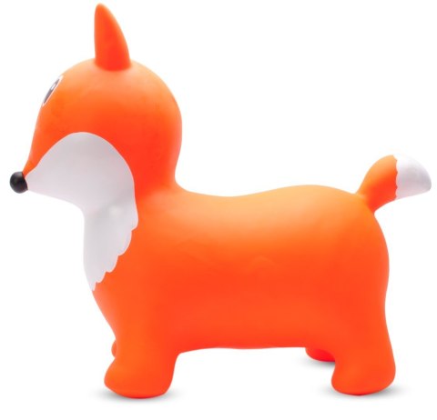 Skoczek gumowy dla dzieci LISEK do skakania 57 cm pomarańczowy z pompką Skoczek gumowy dla dzieci LISEK do skakania 57 cm pomarańczowy z pompką