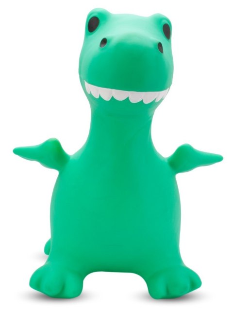 Skoczek gumowy dla dzieci SMOK 60 cm zielony do skakania z pompką Skoczek gumowy dla dzieci SMOK 60 cm zielony do skakania z pompką
