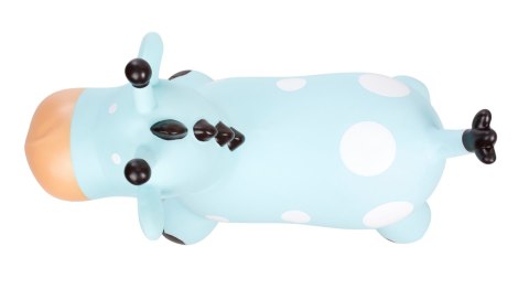 Skoczek gumowy dla dzieci ŻYRAFKA 58 cm niebieski do skakania z pompką Skoczek gumowy dla dzieci ŻYRAFKA 58 cm niebieski do skakania z pompką