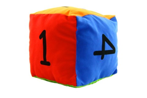 Kostka edukacyjna 10 cm - Cyfry Kostka edukacyjna 10 cm - Cyfry