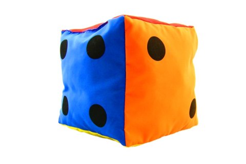 Kostka edukacyjna 20 cm - Kropki Kostka edukacyjna 20 cm - Kropki