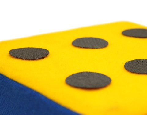 Kostka edukacyjna na rzepy 20 cm Kostka edukacyjna na rzepy 20 cm