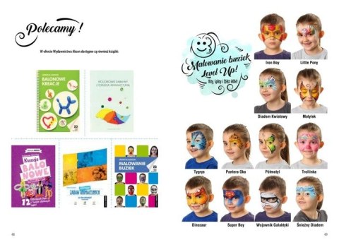 Książka: Malowanie buziek Level UP! Vademecum Animatora cz.2 Książka: Malowanie buziek Level UP! Vademecum Animatora cz.2
