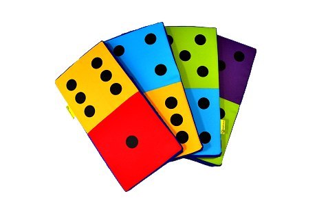 Poduszki zestaw Mega Domino 21 szt. AKSON Poduszki zestaw Mega Domino 21 szt. AKSON