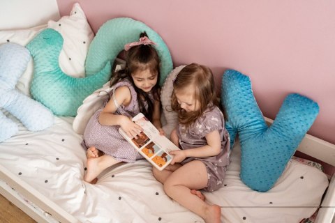 Dream Pillow poduszka SERCE plusz minky 50 x 60 cm 1 szt. - BŁĘKITNY Dream Pillow poduszka SERCE plusz minky 50 x 60 cm 1 szt. - BŁĘKITNY