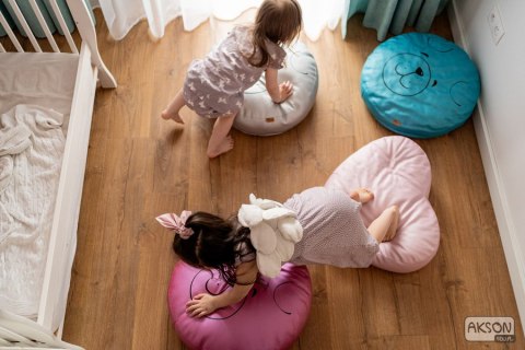 Dream Pouf MIŚ pufa poduszka ekoskóra 1 szt. - FUKSJA Dream Pouf MIŚ pufa poduszka ekoskóra 1 szt. - FUKSJA