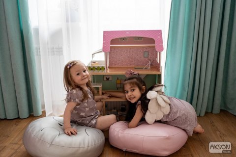 Dream Pouf MIŚ pufa poduszka ekoskóra 1 szt. - FUKSJA Dream Pouf MIŚ pufa poduszka ekoskóra 1 szt. - FUKSJA