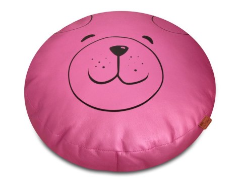 Dream Pouf MIŚ pufa poduszka ekoskóra 1 szt. - FUKSJA Dream Pouf MIŚ pufa poduszka ekoskóra 1 szt. - FUKSJA