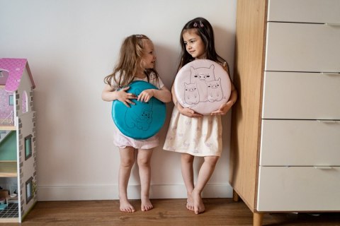 Poduszki ekoskóra ZWIERZĄTKA Rodzinki 3 cm 1 szt. AKSON - Zajączki - srebrny Poduszki ekoskóra ZWIERZĄTKA Rodzinki 3 cm 1 szt. AKSON - Zajączki - srebrny