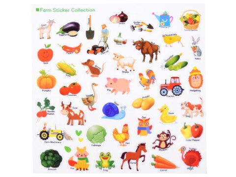 Farma Album z Naklejkami Zwierzęta Warzywa naklejki ZA4764 Farma Album z Naklejkami Zwierzęta Warzywa naklejki ZA4764