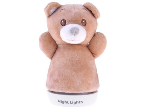 Beżowy MIŚ Lampka nocna dla dziecka niedźwiadek Przyjemny w dotyku ZA4772 Beżowy MIŚ Lampka nocna dla dziecka niedźwiadek Przyjemny w dotyku ZA4772