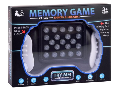 Memory elektroniczna gra pamięciowa zapamiętywanie światła GR0628 Memory elektroniczna gra pamięciowa zapamiętywanie światła GR0628