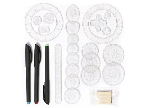 Spirograf zestaw zabawka edukacyjna ZA2583 Spirograf zestaw zabawka edukacyjna ZA2583