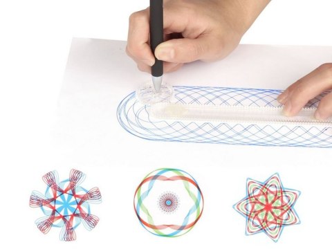 Spirograf zestaw zabawka edukacyjna ZA2583 Spirograf zestaw zabawka edukacyjna ZA2583