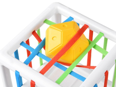 Kostka sorter zabawka dla maluszka gumki ZA4310 Kostka sorter zabawka dla maluszka gumki ZA4310